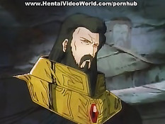 Секс с синеволосой хентай девчонкой