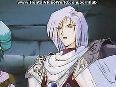 Секс с синеволосой хентай девчонкой