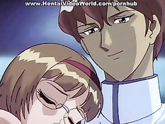 Связанную девушку трахает парень с красными волосами