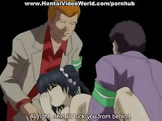 Злодеи трахают связанную хентай девчонку