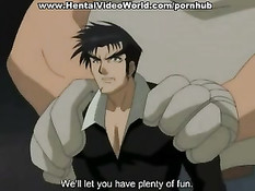 Злодеи трахают связанную хентай девчонку