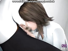 Секс с сисястой боюнеткой в 3D