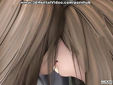 Секс с сисястой боюнеткой в 3D