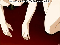 Злобный незнакомец дорвался до хентай девушки