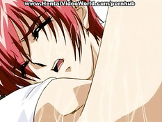 Злобный незнакомец дорвался до хентай девушки