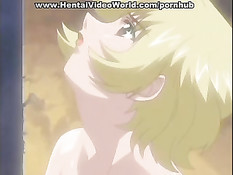 Молодую сисястую хентай девочку схватили и оттрахали