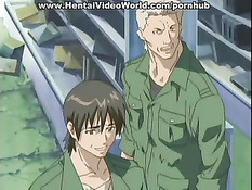 Молодую сисястую хентай девочку схватили и оттрахали