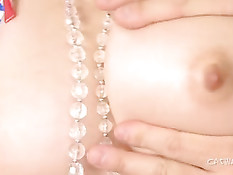 Раздевание гламурной японской модели