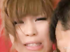 Раздевание гламурной японской модели