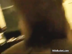 Жирная чёрная жена жёстко выебана собственным муженьком