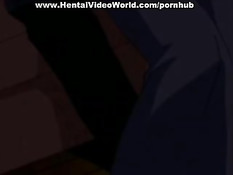 Сладкая девочка хентай обслуживает сразу три члена