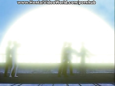 Gang Bang на крыше многоэтажного здания