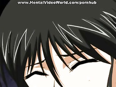 Плотно связанную девушку хентай оттрахали сзади