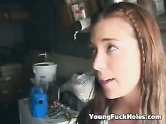 Ребята переодетые в монстров оттрахали девчонку