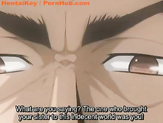 Паразиты атакуют голую аниме девчонку