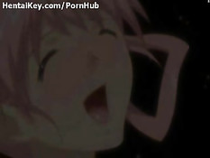 Очкарик развлекается с двумя аниме лесбиянками