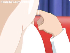 Очкарик развлекается с двумя аниме лесбиянками