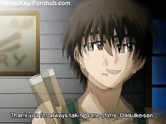 Ночные приключения молодой аниме скромницы