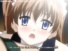 Ночные приключения молодой аниме скромницы