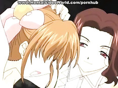 Аниме девочка связана и помещена в подземелье