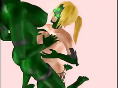 Аниме пара 3d занимается сексом на столе