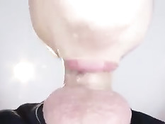 Молоденькая Ким расстегнула ширинку и принялась сосать член