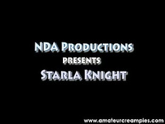 Розовая киска Старлы будет наполнена горячей спермой