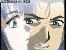 Парни трахают связанных аниме девчонок и кончают в них