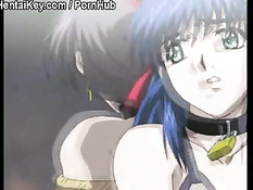 Парни трахают связанных аниме девчонок и кончают в них