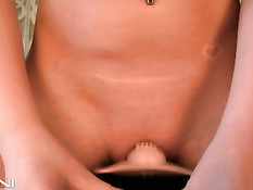 Madison Scott кричит от оргазма полученного от секс машины