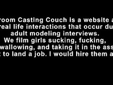 На порнокастинге мужик жёстко выебал соблазнительную мулатку