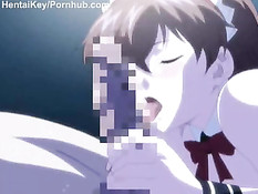 Страстная групповуха с двумя аниме цыпочками