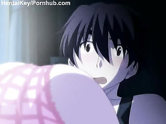 Страстная групповуха с двумя аниме цыпочками