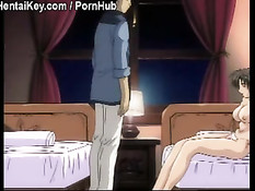 Горячий секс с сисястой тёлкой в особняке