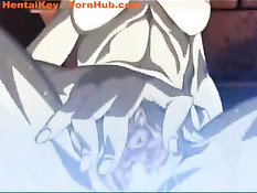 Мистическая хентай церемония связывания лесбиянками подруги