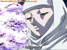 Мистическая хентай церемония связывания лесбиянками подруги