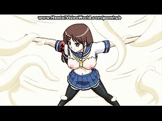 Связывание молодых симпатичных аниме девочек в хентай