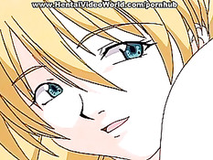 Лесбиянки в хентай фильме ебутся с помощью страпонов