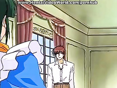 Лесбиянки в хентай фильме ебутся с помощью страпонов