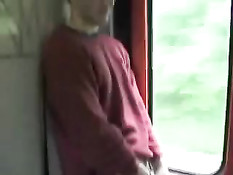 Девчонка минетом зарабатывает на билет на поездку в поезде