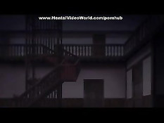 Похотливая аниме горничная залезла на твёрдый член парня