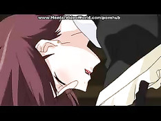 Похотливая аниме горничная залезла на твёрдый член парня