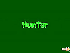 Девушка с парнем приехав на охоту занялись сексом в домике