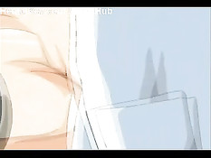 Доктор привязал девку к стене и сжимает её массивные сиськи