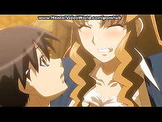 У дерева его большой член входит в мокрую щёлку аниме девчонки