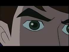 Монстр схватил и оттрахал своим голубым членом аниме девчонку