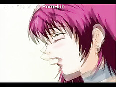 Красноволосая грудастая девушка на диване залезла на член парня