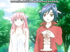 Девушка с большими сиськами развязала парня и сделала минет