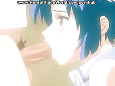 Девушка с большими сиськами развязала парня и сделала минет