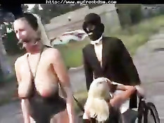 Немецкое садо-мазо видео с бандажом и мужским доминированием